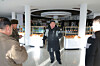 North Korean leader Kim Jong-un, center, inspects regional factories in several counties of South Phyongan Province on Dec. 3, ahead of their official opening, in this photo carried by the North's official Korean Central News Agency on Dec. 5. [KOREAN CENTRAL NEWS AGENCY]