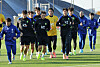 The Korean national team trains at Cheonan Football Center in Cheonan, South Chungcheong on Nov. 10. [YONHAP]