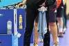 An elephant doll hangs from Kim Ye-ji's waist during the women's 10-meter air pistol gold medal match at Chateauroux in France on Sunday. [JOINT PRESS CORPS]