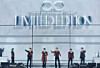 Boy band Infinite performs at the Seoul leg of its concert tour “Limited Edition,″ which ran from Dec. 6 through 8 at KSPO Dome in southern Seoul. [INFINITE COMPANY]
