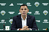Jeonbuk Hyundai Motors manager Gus Poyet speaks during a press conference at Jeonju World Cup Stadium in Jeonju, North Jeolla on Dec. 30, 2024. [NEWS1]