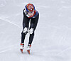 Choi Min-jeong of Korea reacts after missing out on the final in the women's 1,000-meter short track speed skating event at the 2026 Winter Olympics at Milano Ice Skating Arena in Milan on Feb. 16.  [YONHAP]