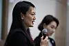 Julie Turner, former U.S. special envoy for North Korean human rights, speaks during an event at Korea University in Seongbuk District, northern Seoul, on Oct. 16, 2023. [NEWS1]