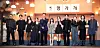 The cast, director and writer of the upcoming Disney+ series ″Light Shop″ pose for photos during the series' press conference held at Coex in southern Seoul on Dec. 3. From left are screenwriter Kang Full, director Kim Hie-won and actors Shin Eun-soo, Lee Jung-eun, Ju Ji-hoon, Park Bo-young, Seolhyun, Um Tae-gu, Kim Min-ha, Kim Sun-hoa and Park Hyuk-kwon. [NEWS1]