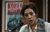 Elizabeth Salmón, the United Nations special rapporteur on North Korean human rights, speaks during a news conference in Seoul on Sept. 12, 2023. [AP/YONHAP]