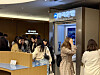 International students attend Woori Bank's newly opened Woori Global Lounge in Incheon. [YOON SEUNG-JIN]