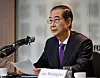 Former Prime Minister Han Duck-soo speaks during a press event hosted by the Seoul Foreign Correspondents' Club at the Press Center in Jung District, central Seoul, on May 7. [JOINT PRESS CORPS]