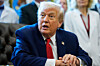 U.S. President Donald Trump gives remarks as he signs an executive order in the Oval Office of the White House in Washington on Dec. 18. [EPA/YONHAP]
