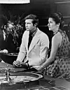 Lee Majors and Elizabeth Ashley star in the TV program “The Six Million Dollar Man” (1973). [ABC TELEVISION/WIKIPEDIA]