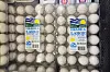 Eggs are displayed in a grocery store in Carmel, Indiana, United States, on April 9. [AP/YONHAP]