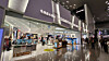 Shops inside the DF1 zone, a duty-free zone for perfumes, is seen largely vacant at Incheon International Airport on Feb. 5. [CHOI HYUN-JU]
