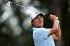 Korea's Lee Kyoung-hoon tees off from the 16th tee during practice before the Wyndham Championship at Sedgefield Country Club in Greensboro, North Carolina on Wednesday. [GETTY IMAGES]