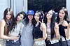 Members of girl group NewJeans and CEO of their agency ADOR Min Hee-jin, third from left [SCREEN CAPTURE]