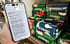 This undated file photo shows a text message that e-commerce giant Coupang sent after its data was breached. [YONHAP]