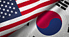 South Korea and United States flags [GETTY IMAGES BANK]