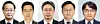From left: Kim Nam-jung, vice minister of unification; Kim Min-jae, vice minister of the interior and safety; Kang Hyoung-seok, vice minister of agriculture, food and rural affairs; Kim Sung-bum, vice minister of oceans and fisheries; and Kim Gwang-yong, head of the Central Disaster and Safety Countermeasure Headquarters. [PRESIDENTIAL OFFICE]