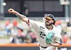 Hanwha Eagles pitcher Cody Ponce pitches during a KBO game against the NC Dinos at Daejeon Hanwha Life Ballpark in Daejeon on April 20. [JOONGANG ILBO]