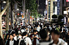 The streets of Daechi-dong, southern Seoul, are filled with students in the evening in June 2024. The neighborhood is famed as a hagwon (private tutoring institute) zone. [KIM KYOUNG-ROK]