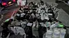 Customs and Coast Guard authorities discovered nearly two tons of cocaine aboard a foreign cargo ship that docked at Okgye Port in Gangneung, Gangwon, on April 3. [YONHAP]