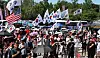 Former President Yoon Suk Yeol's supporters hold a rally in front of the Seoul Detention Center in Uiwang, Gyeonggi, on July 12. [YONHAP]