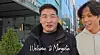 Team Mongolia’s leader, Orkhonbayar Bayarsaikhan from Netflix's ″Physical: Asia,″ left, appears on Team Korea's Amotti's YouTube channel, posted on Nov. 20. [SCREEN CAPTURE]