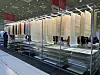 Hanji, or traditional Korean mulberry paper, is on display at Craft Trend Fair 2023, which kicked off Thursday and continues until Sunday at Coex in Gangnam District, southern Seoul. [SHIN MIN-HEE]