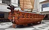 A model of a turtle ship known to have been used by Admiral Yi Sun-shin in battle [KOREAN INTELLECTUAL PROPERTY OFFICE]