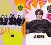 Girl group IVE, left, and J-Hope [LOLLAPALOOZA BERLIN]