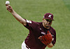Kiwoom Heroes starter Ariel Jurado pitches during a game against the Los Angeles Dodgers at Gocheok Sky Dome in western Seoul on Sunday.  [NEWS1]