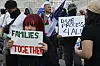 Ice immigration raid demonstrators rally at the Metropolitan Detention Center in Los Angeles on June 12. [UPI/YONHAP]