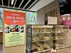 A sign at Korea University's Aegineung Cafeteria reads that they now sell Halal salad in a photo taken on April 14. [LEE TAE-HEE]