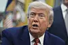U.S. President Donald Trump speaks to reporters in the Oval Office of the White House in Washington D.C. on May 23. [AP/YONHAP]