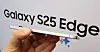 Samsung Electronics’ Galaxy S25 Edge is held sideways to highlight its thin design at the company’s Gangnam branch in southern Seoul on May 13. It is the thinnest smartphone in the entire Galaxy lineup. [NEWS1]