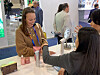 A visitor looks around APR's beauty products during the CES 2025 tech fair held in Las Vegas on Jan. 12. [APR]