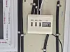 A broken fuse box is seen outside a jjokbang (tiny subdivided room) in Honeybee Village in Gwacheon, Gyeonggi on July 10. [SHIN HYE-YEON]