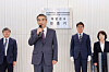 Special counsel Min Joong-ki speaks at the KT building in central Seoul on July 2. [YONHAP]