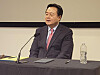 Korean Ambassador to the United States Cho Hyun-dong speaks with the press in Washington D.C. on Tuesday. [YONHAP]