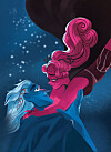 An illustration from romance webcomic 'Lore Olympus' (2017-24) [WEBTOON]