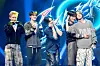 Boy band 1Verse poses for photos during its debut showcase at Ilchi Art Hall in southern Seoul on July 18. [DANIELA GONZALEZ PEREZ]