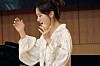 Hera Hyesang Park sings during a press conference for her latest album ″Breathe″ in Seocho District, southern Seoul, on Monday. [UNIVERSAL MUSIC GROUP]