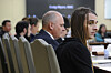 Rep. Zooey Zephyr, right, attends a meeting of the House Judiciary Committee in the Montana State Capitol in Helena, Mont. on May 1, 2023. [INDEPENDENT RECORD/AP]