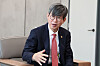 Lee Key-cheol, commissioner of the Overseas Korean Agency (OKA), speaks at the OKA headquarters in Songdo in this photo provided by the agency. [OVERSEAS KOREAN AGENCY]