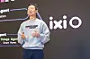 LG U+ CEO Hwang Hyeon-sik introduces the company's AI agent, 'ixi-O,' at the press event held at the company’s headquarters in Yongsan District, central Seoul. [LG U+]