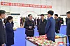 Jo Yong-won, circled in red, a North Korean party secretary considered a close aide to leader Kim Jong-un, attends a trade show for regional factories that took place in Pyongyang from April 22 to 26, in this photo released by the Korean Central News Agency on April 27. [KOREAN CENTRAL NEWS AGENCY]