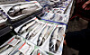 Packages of mackerel are seen at a retail store in Seoul on Jan. 2. [YONHAP]