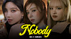 From left, Soyeon of (G)I-DLE, Winter of aespa and Liz of IVE [M:USB]