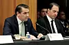 Deputy Attorney General Todd Blanche speaks during a meeting of the Eradicating Anti-Christian Bias Task Force, at the Justice Department in Washington on April 22. [REUTERS/YONHAP]