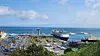 The Celebrity Millenium cruise ship docked at the Jeju Port in Jeju Island on May 10. [JEJU SPECIAL SELF-GOVERNING PROVINCIAL OFFICE]