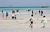 Tourists fill the Hyeopjae Beach in Jeju Island on May 7. [NEWS1]