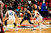 Busan KCC Egis's Heo Ung dribbles during the East Asia Super League game against Meralco Bolts at PhilSports Arena in the Philippines on Wednesday. [EASL]